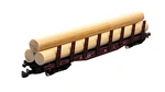 Z Scale Marklin Mini-club 8655 Flat Car With Log Load Db #2. Fixed Price $59.95.