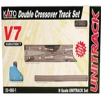 New Kato V7 Set Double Crossover Track 20-866-1. Fixed Price $86.74.