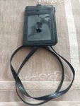 Elv Badge Holder With Zipper, Pu Leather Id Card Wallet 5. Fixed Price $12.00.