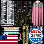 Fandamei Nail Art Brushes Kit Dotting Tools. Fixed Price $19.32.