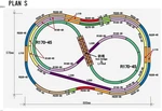 Rokuhan Layout Plan "s" Complete Track Set (34.6" X 22.4"). Fixed Price $824.38.
