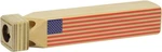 Maple Landmark Wooden Train Whistle With Usa Flag Educational Toy Made. Fixed Price $7.99.