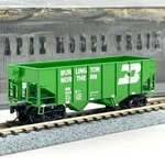 Micro-trains Scale 56010 Burlington Northern 2 Bay Rib Side Hopper Bn 508911. Fixed Price $19.99.