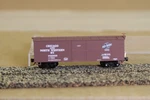 Micro Trains 40' Double-sheathed Wood Box Car Z Scale 515 00 191-2. Fixed Price $19.04.