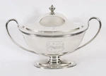 Antique Sterling Silver George Iii Tureen By William Bennett 1808 19THC. Fixed Price $6376.40.