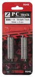 Rokuhan Z Gauge R048 Pc Track 55MM Straight 2-PACK New Model Train Rails. Fixed Price $24.93.
