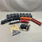 Vintage American Flyer Locomotive W Tender Train Cars Transformer Tracks & Book. Fixed Price $405.00.