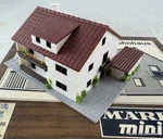 Z Scale Marklin Mini Club #8964 Modern House With Detached Garage Model Railroad. Fixed Price $39.95.