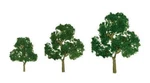 Jtt 92128 Green Deciduous Trees 1/2" To 2", Pack. Fixed Price $9.99.