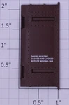 Lionel 16253-37 Brown Santa Fe Auto Carrier "a" Door Panel (10). Fixed Price $10.00.