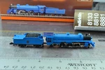 Marklin 8810 4-6-2 New Jersey Central Railroad Steam Locomotive Blue Z Scale. Fixed Price $239.00.