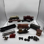 Lot Of Lionell/marx Trains Plastic & Tin Mix Various Size Wheels/bumper. Fixed Price $149.99.