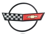 1PC C4 Corvette Front Nose Hood Emblem 3D Badge Cross Flag Fits For 84 Throug.... Fixed Price $71.51.