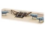 Micro Trains Scale Cattle Guard And Fence Kit 49945040. Fixed Price $19.45.