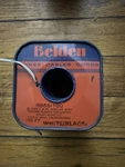 Belden 8958- 100 Ft Spool Of Hook-up Wire Wh/black. Fixed Price $49.00.