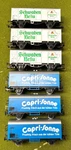 Marklin Ho Scale 3 Pc Schwaben Brau Bier Wagon, Capri-sonne. Fixed Price $100.00.