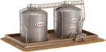 Twin Fuel Storage Tank With Berm - Oil / Gas Farm Faller Scale Kit New. Fixed Price $54.95.