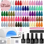 Beetles Gel Nail Polish Kit With V Light -54 Pcs Four Seasons Glo. Fixed Price $45.84.