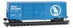 Micro-trains Mtl N-scale 40FT Double Door Box Car Great Northern/gn (blue) #4007. Fixed Price $25.69.