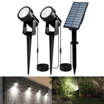 T-sunus Christmas Solar Spot Lights Outdoor White 6000K IP65 Waterproof 2-IN-.... Fixed Price $42.27.