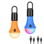 Lepro Led Rechargeable Camping Lantern, 7 White And Rgb Light Modes, Orange. Fixed Price $40.27.