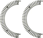 Rokuhan Z Gauge R091 Classic Curved Rail W/o Trackbed R45-180 Degrees 2PCS. Fixed Price $18.44.
