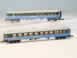 Z-scale Tkab Passenger Cars Gkompaniet Swedish Rr 2 Each Freudenreich. Fixed Price $399.99.