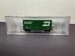 Micro Trains Scale 10100090 Hy-cube Box Car Burlington Northern Bn 281441. Fixed Price $24.99.
