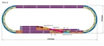Rokuhan Layout Plan "z" Complete Track Set (61.2" X 17.9"). Fixed Price $746.75.