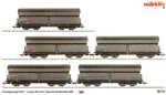 PU23 - Marklin 1 58358 Set Of Hopper Cars With Iron Ore Db. Fixed Price $1160.64.