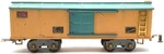 American Flyer 4018 Vintage Standard Gauge Mustard Green Boxcar. Fixed Price $74.99.