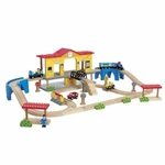 Imaginarium Express-central Station-new Wooden Train- 3 Poseable Figures. Fixed Price $64.99.