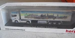 Rare Herpa Private Ho 1/87 Scania Aachen Schumacher Tractor Trailer Truck Nib. Fixed Price $29.00.