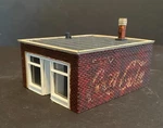 Ho Scale Commercial Small Single Story Building Model Kit 1:87. Fixed Price $19.50.