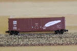 Micro Trains Western Pacific 50' Standard Box Car Z Scale 507 00 661-1. Fixed Price $20.56.