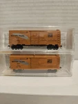 Micro Trains Scale Western Pacific 20506 Single Door Box Cars Wp 1952. Fixed Price $37.00.