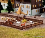 Kibri 36661 Z 1:220 - Kit Of Fence With Gates. Fixed Price $17.99.