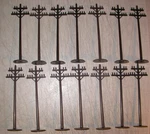 Vintage Lot Of 12 Marx Toys Telephone Power Poles For Model Railroad Usa Made. Fixed Price $12.99.