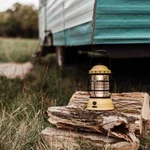 Barebones Living Forest Lantern Yellow Warm Ambient Led Light Stamped Steel. Fixed Price $42.99.