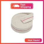 Patikil 7/8" Wide 6 Feet 100% Cotton Flat Wick, Oil Lamp Wicks With Red Stitch. Fixed Price $12.15.