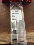 Marklin Z Contact Wire Section -10 PIECES/PACK-1. Fixed Price $24.99.