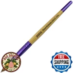 Pana Usa Acrylic Nail Brush 100% Pure Kolinsky Hair Limited Edition Beige Purple. Fixed Price $64.52.