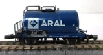 Z Scale Marklin Mini-club 8613 Aral Tank Car Db (dark Blue). Fixed Price $29.95.