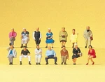 Preiser 79199 Scale Passengers Seated - Package Of 14. Fixed Price $35.99.
