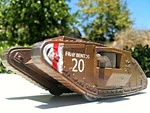 Corgi Mark Iv Male Tank Ww Famous "fray Bentos" Showcase 1:76 Scale No Box. Fixed Price $39.95.