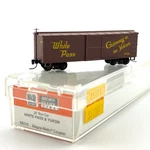 Micro-trains NN3 Scale 15111 White Pass Yukon 30FT Single Door Wood Boxcar 734. Fixed Price $23.99.