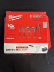 Milwaukee Switchblade Selfeed Bit Kit 5PC Plumber 49-22-5100. Fixed Price $179.99.