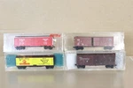 Atlas Microtrains Gauge Rake Of 4 Apples Atlanta Pacific Sp Box Car Wagon. Fixed Price $42.11.
