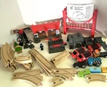 Hape Busy City Set Compatible W/brio Thomas Wooden Railway Trains. Fixed Price $47.99.