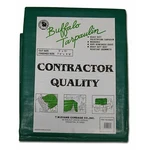 T.w Evans Cordage 12' X 16' Black/green Contractor Grade Poly Tarp. Fixed Price $44.33.